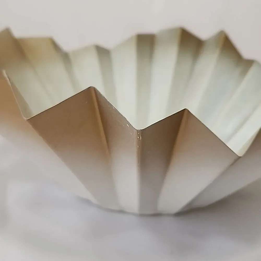 Vintage Metal Flower Basket Coquette